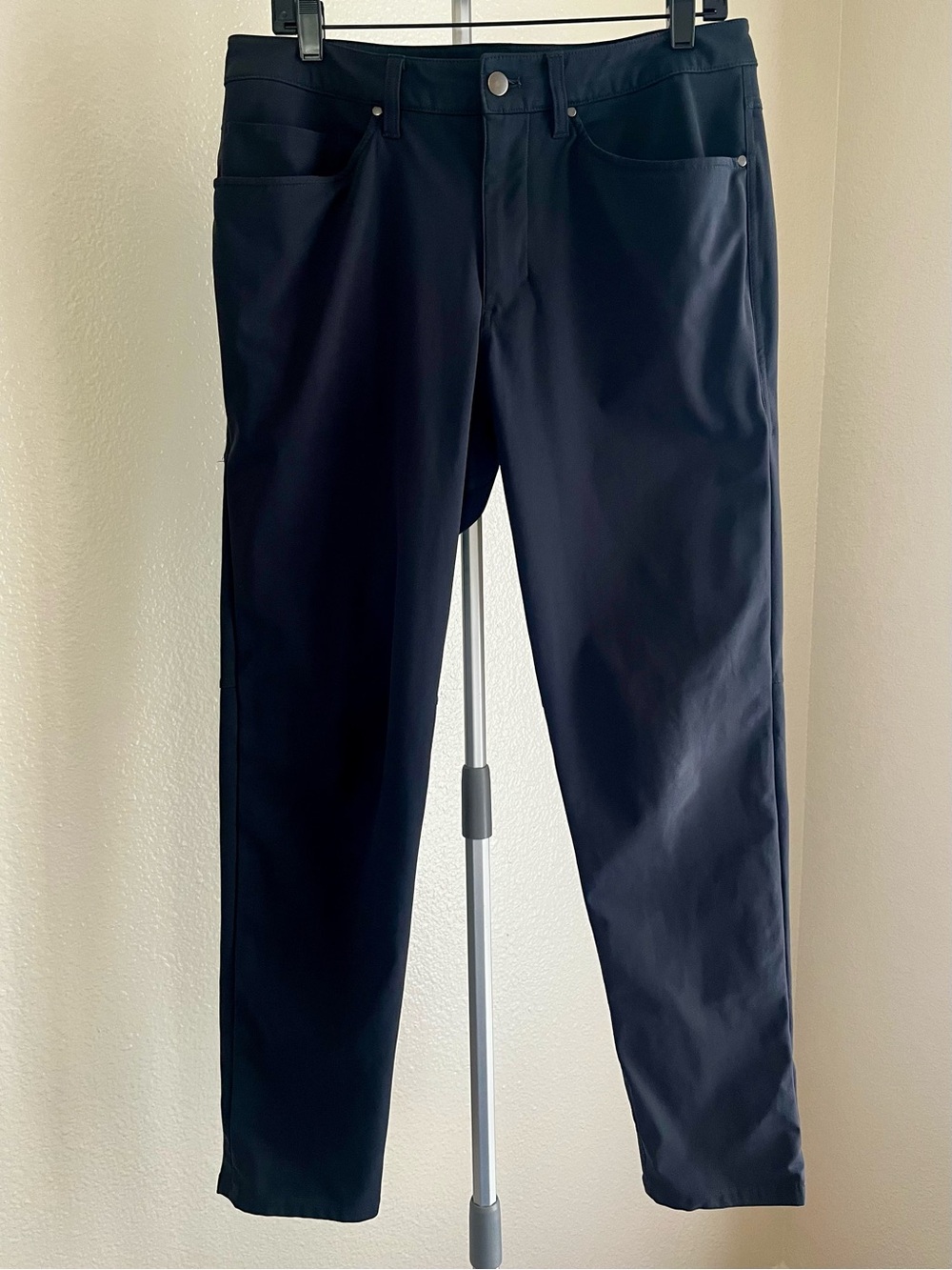 Lululemon ABC Pants LM5AD95 Warpstreme Classic Trouser Dark Grey Size 32